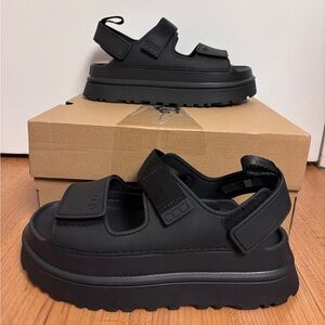 UGG GoldenGlow Women’s Black Sandal